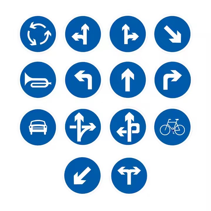 Custom Designed Reflective Safety Traffic Guide Sign