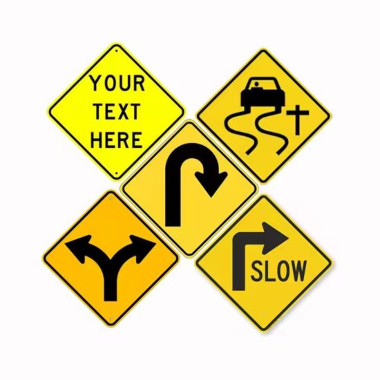 Custom Designed Reflective Safety Traffic Guide Sign